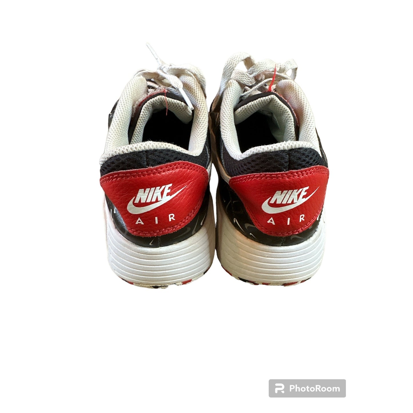 Mens Nike Swooshfetti 2021 Black White University Red Size 8