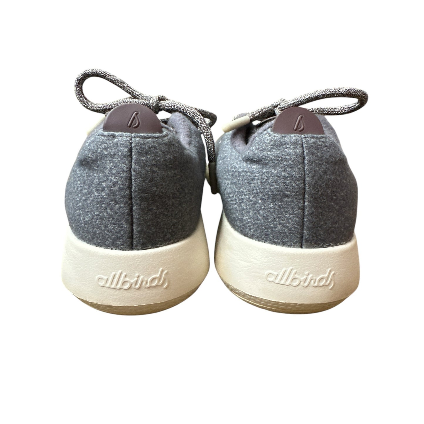 Women’s Allbirds Wool Runners Lace Up Grey White WR Athletic Sneakers Size 7