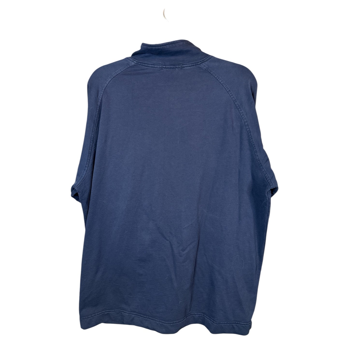 Men’s Nautica Blue Long Sleeve Blue Quarter Zip Pullover Sweatshirt Size XL