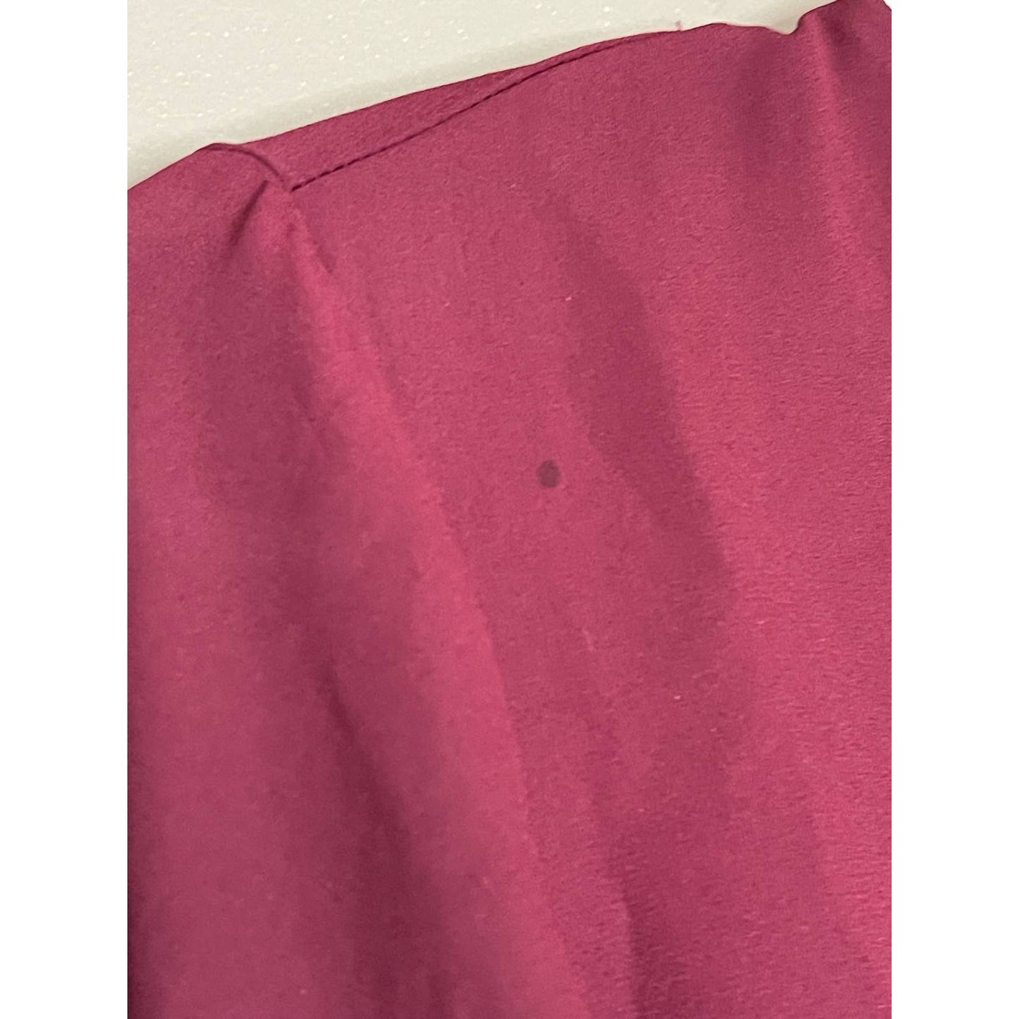 Alfani Maroon Purple Long Bell Sleeve V Neck Blouse Size 2