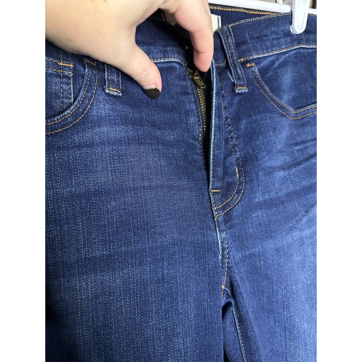 Madewell Tall Roadtripper Blue Jeans Denim in Jansen Wash Size 25