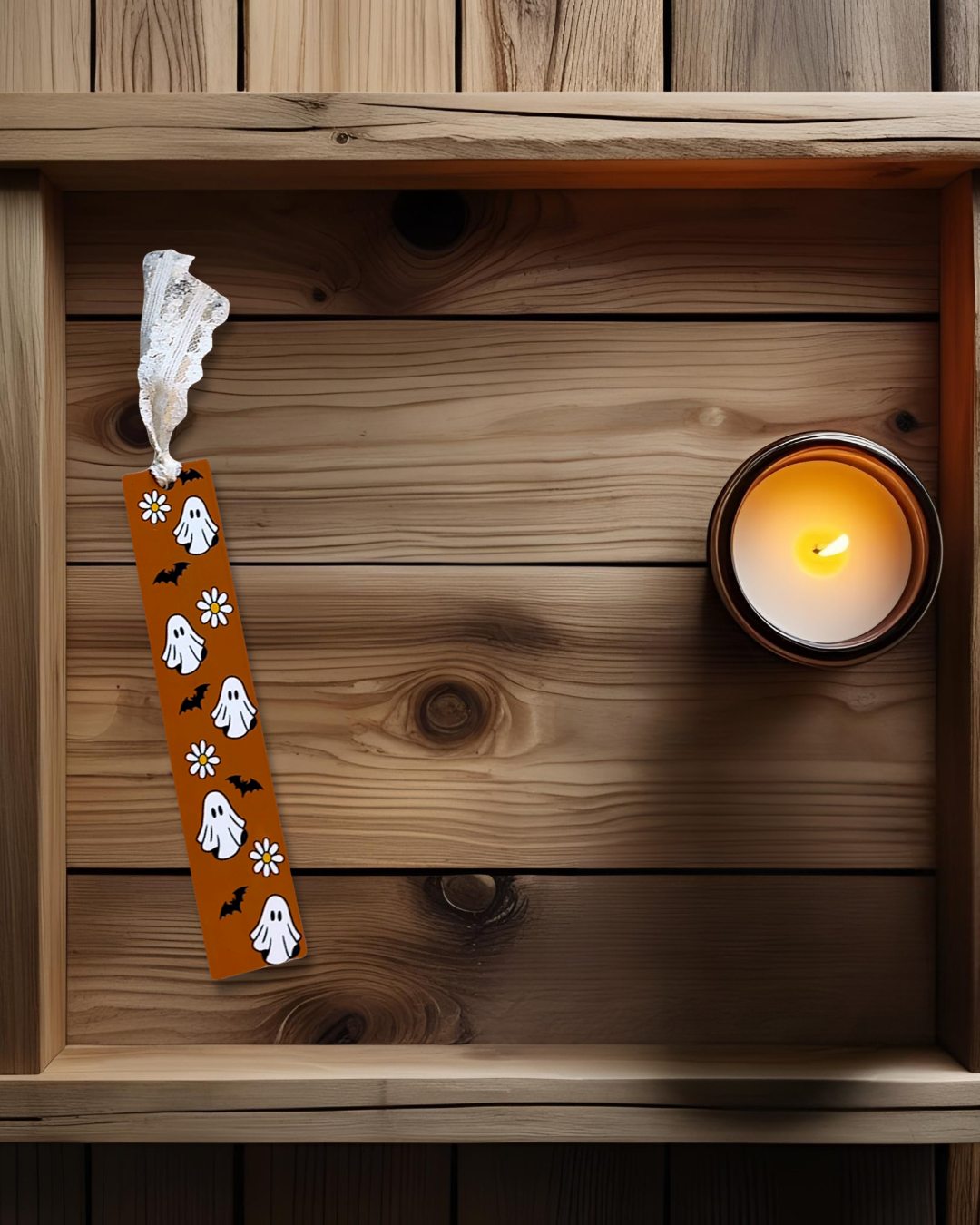 Seasonal Sneak Peek|Handmade Hardboard Halloween Fall Bookmark| Handmade Gifts for Book Lovers & Readers