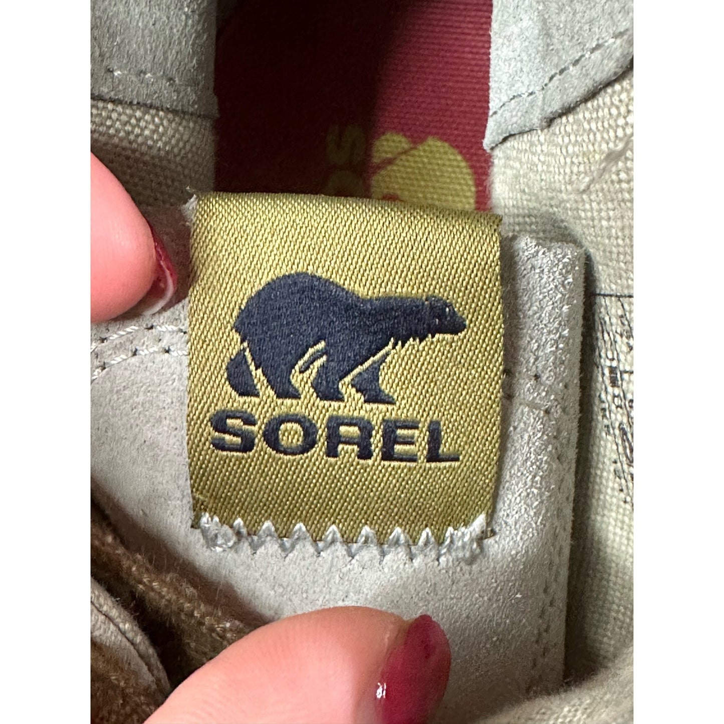 Men's Sorel Sentry Chukka High Tops Lace Up Grey Brown Sneakers Size 7