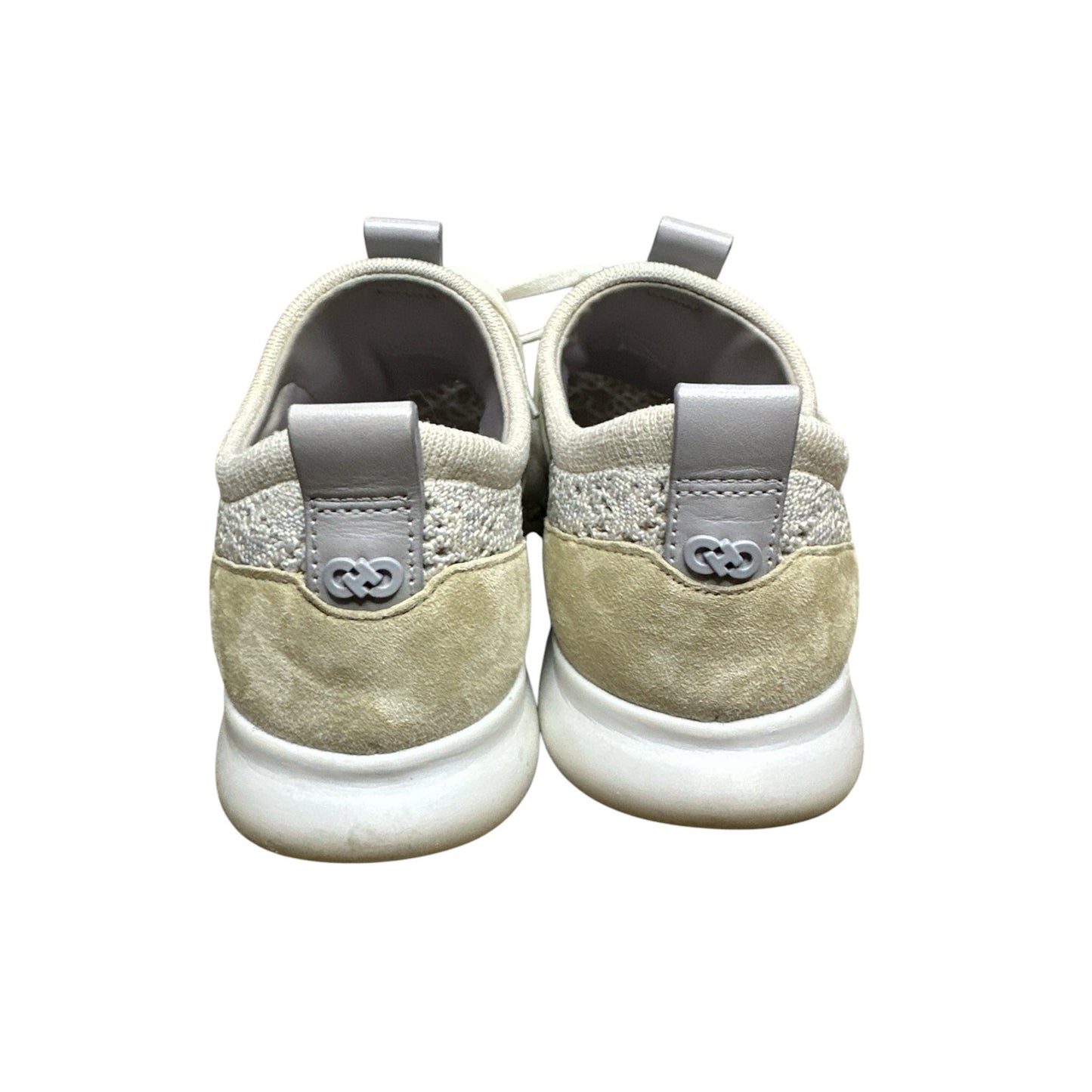 Women’s Cole Haan Studiogrand Lace Up Knitted/ Woven Beige Shoes Size 8
