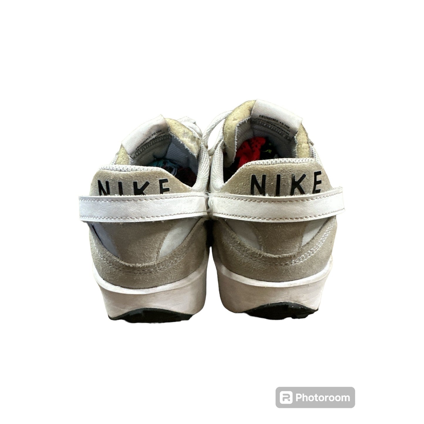 Men’s Nike Waffle Debut Grey White Suede Lace Up Athletic Running Shoe Size 11