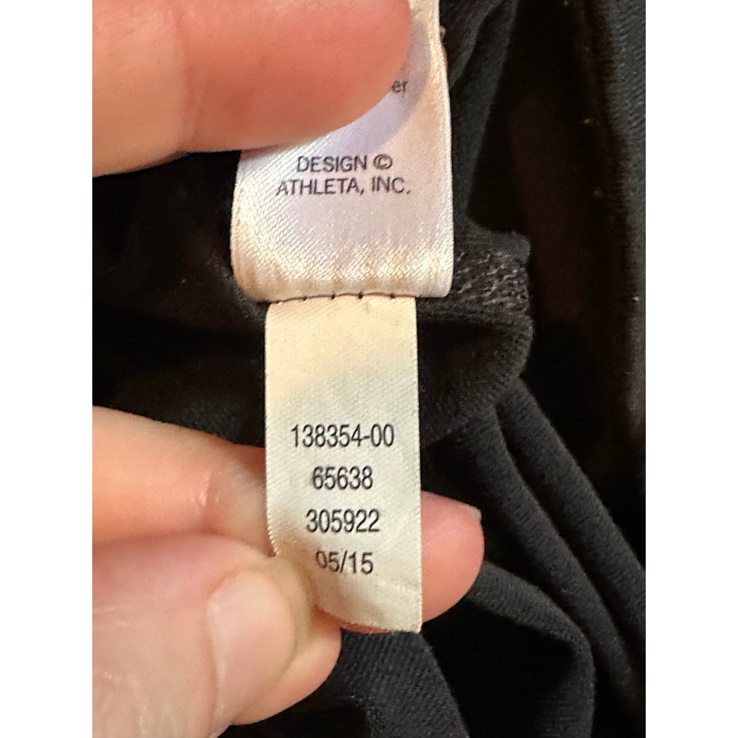 Athleta Black 'Skinny Pant Up' Full Length High Waisted Leggings Size Small