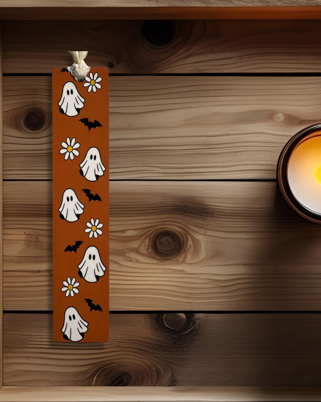 Seasonal Sneak Peek|Handmade Hardboard Halloween Fall Bookmark| Handmade Gifts for Book Lovers & Readers