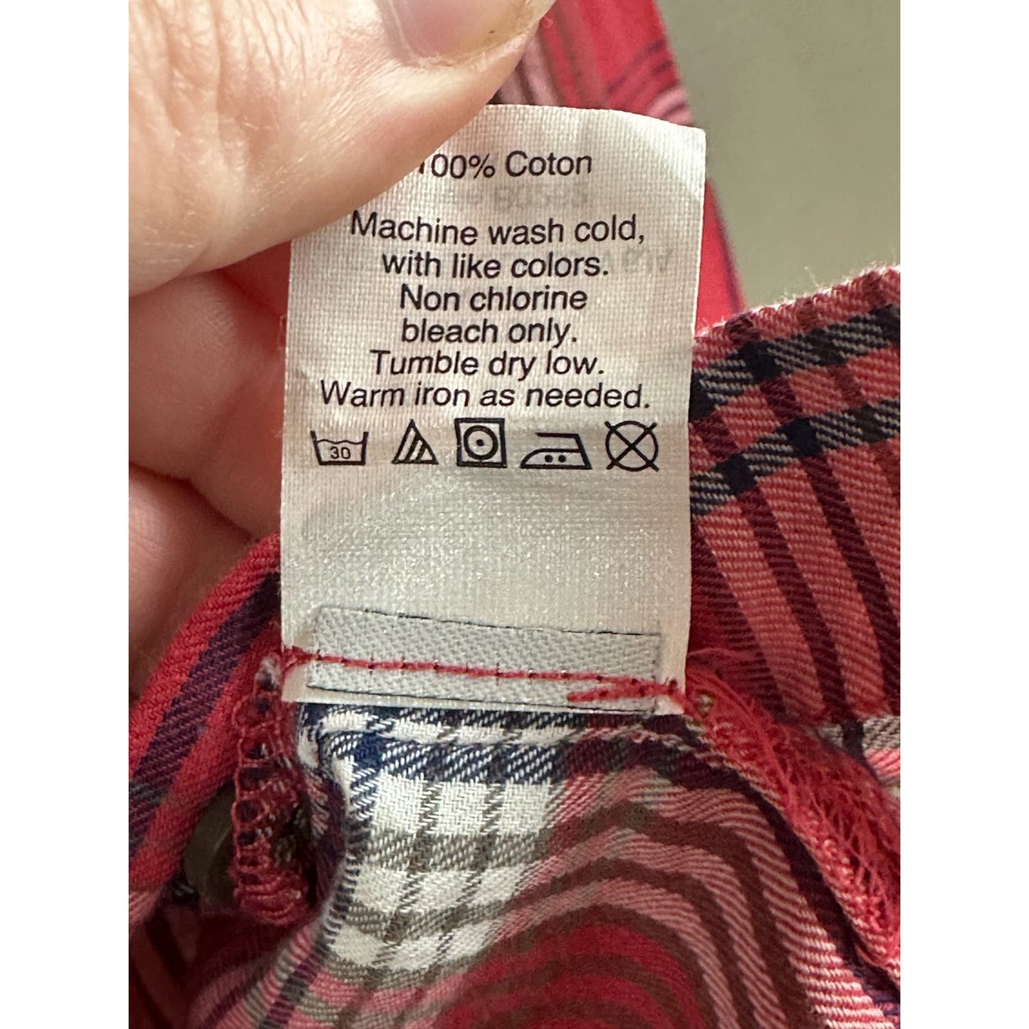 Madewell Ex-Boyfriend Long Sleeve Button Down Flannel Plaid Blouse Size Small