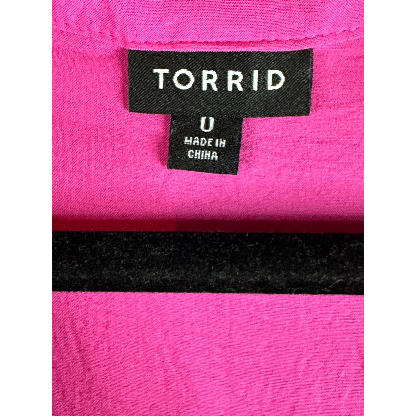 Torrid Pink Sleeveless Pullover Button Down Tank Top Size 0X