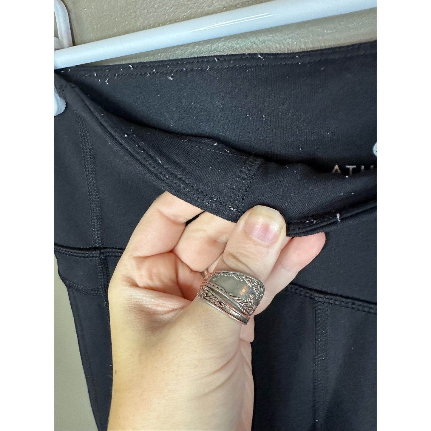 Athleta Black 'Skinny Pant Up' Full Length High Waisted Leggings Size Small