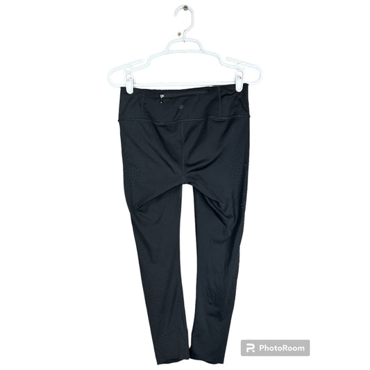 Athleta Black Keyhole Detail Crop Capri Leggings Size XS