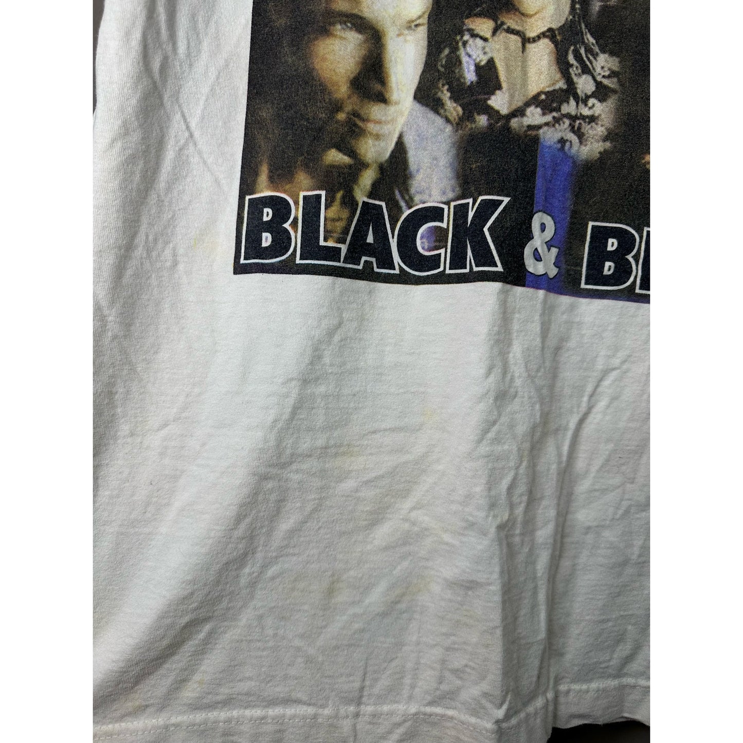 Backstreet Boys Y2K 2001 Tour Concert Band Tee Long Sleeve ‘Black & Blue’ Size L