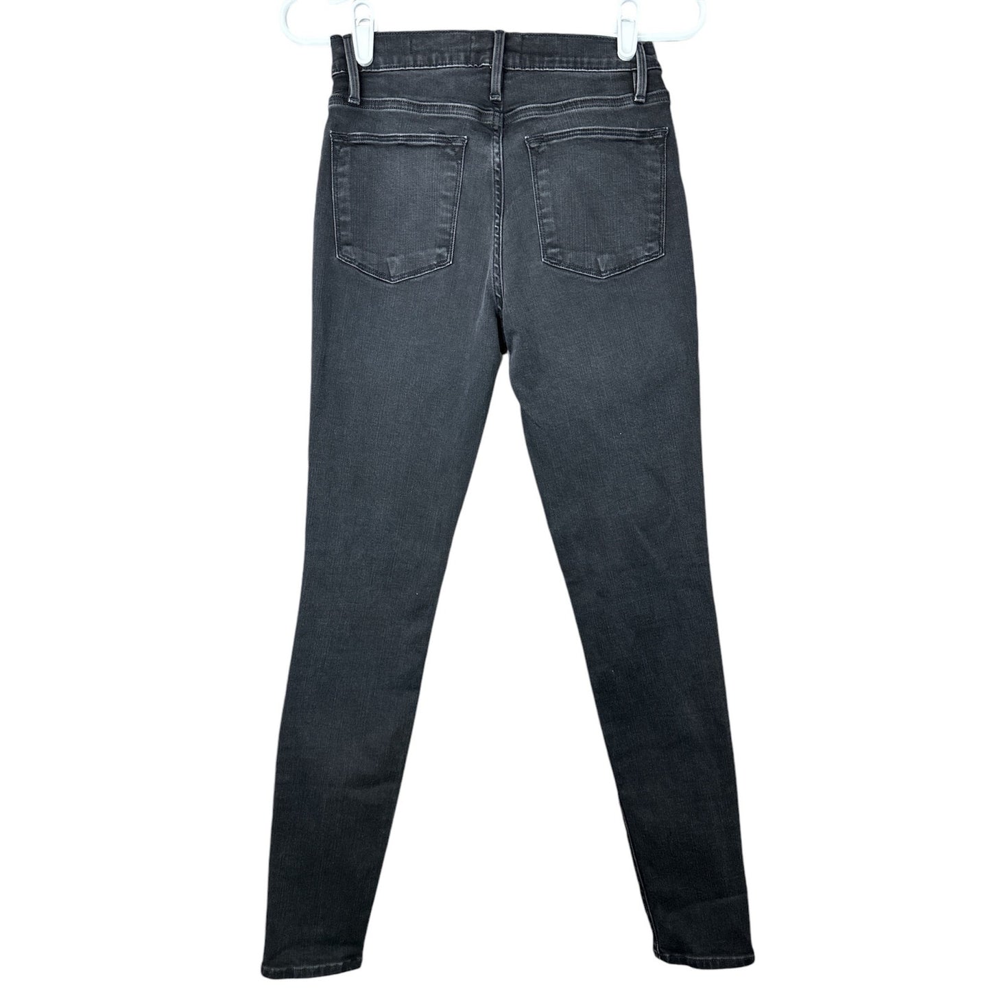 Frame Black Double Snap Fly ‘Le High Skinny’ High Rise Jeans Size 26