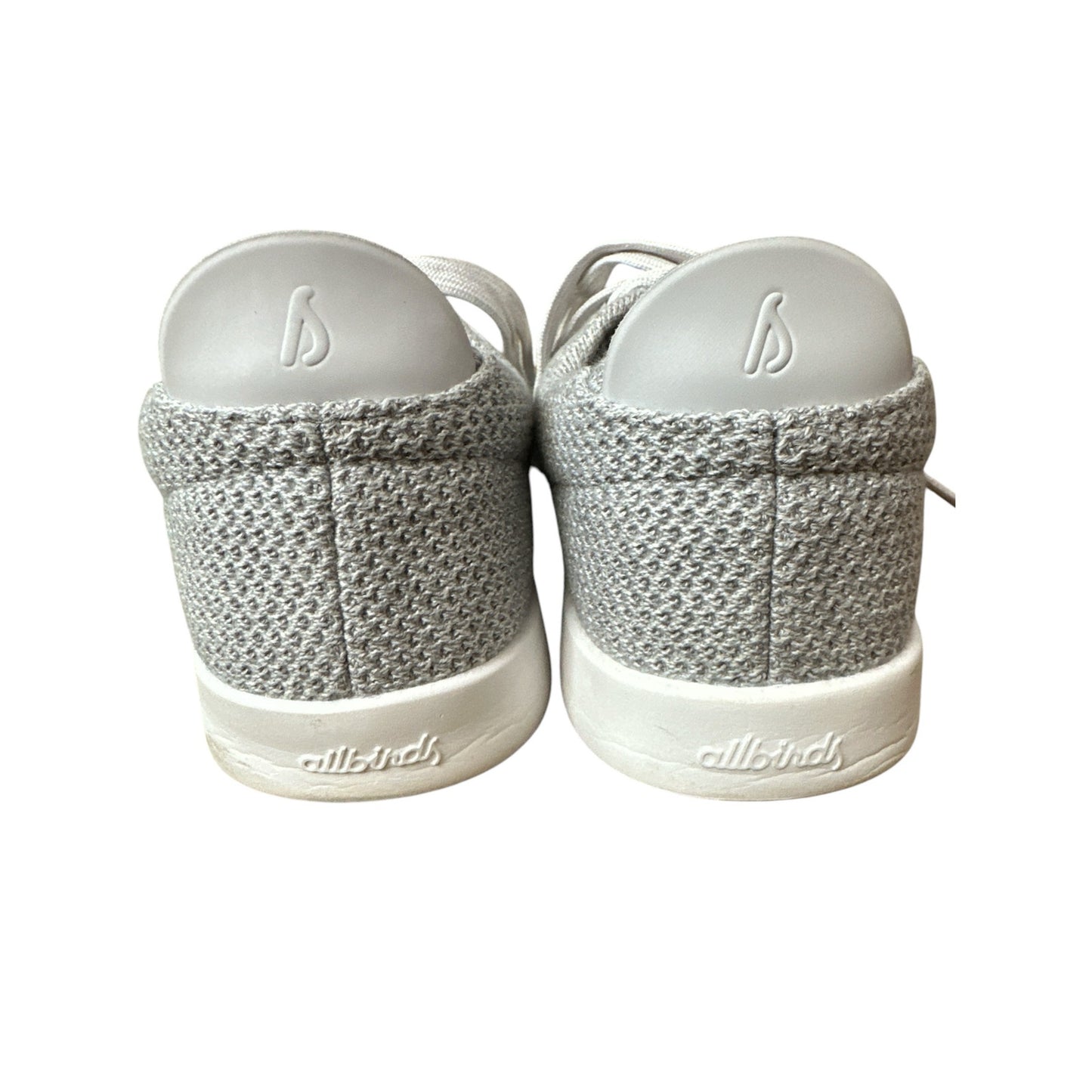 Men’s Allbirds Tree Pipers Luna Grey White Lightweight Lace Up Sneaker Size 10