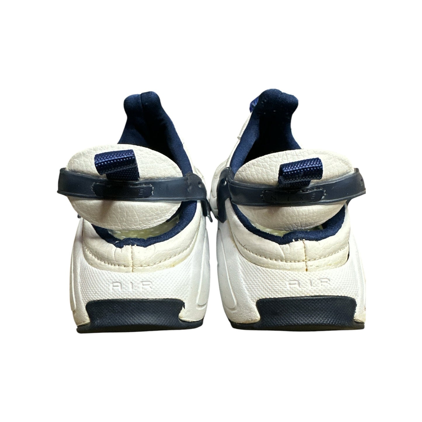 Vintage Rare Y2K Nike Air Heel Fit Slip On White Blue Sneaker Sandals Size 8