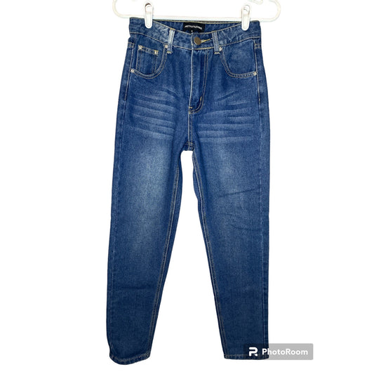 PrettyLittleThing Cheeky Ripped Mom High Waisted Jeans Size 6