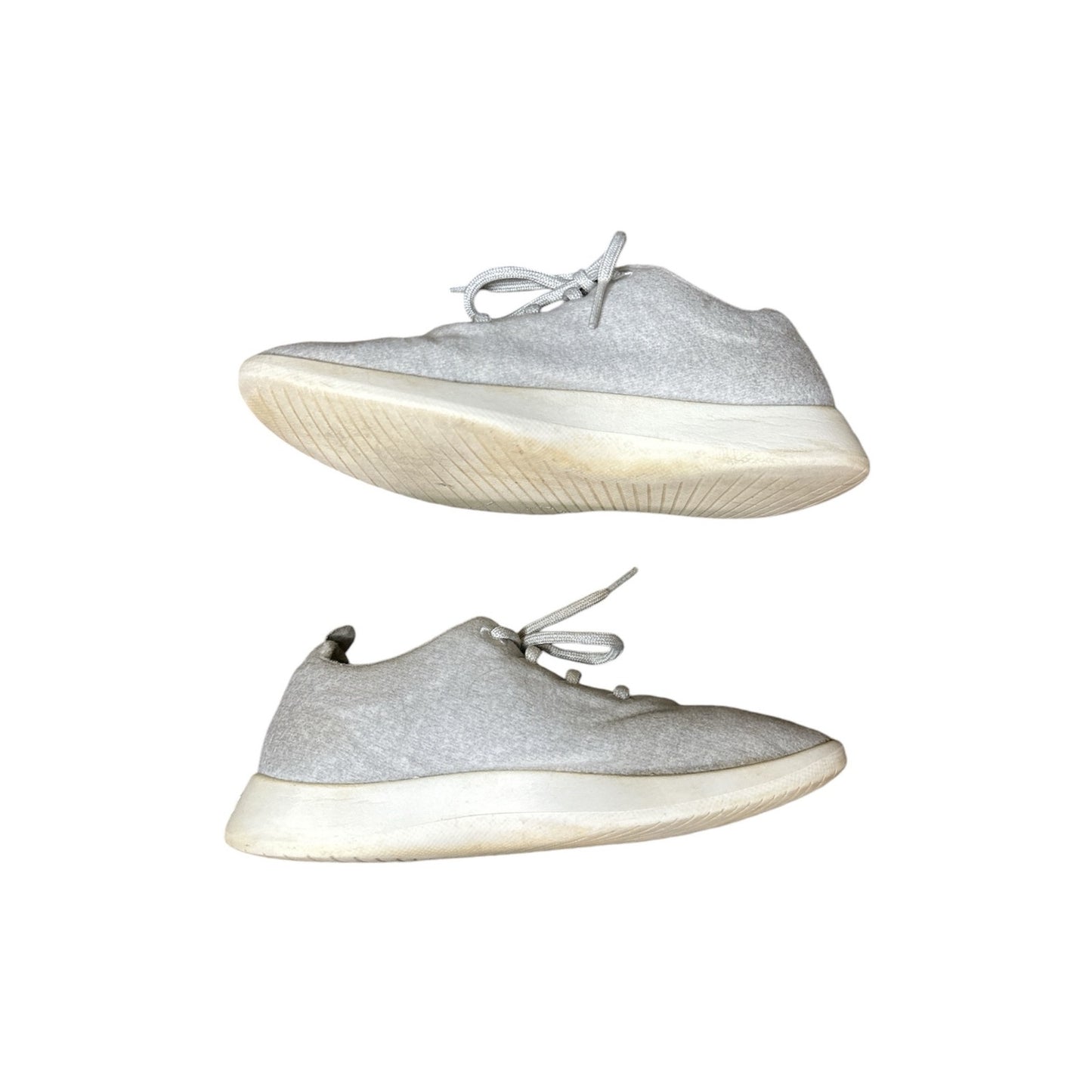 Women’s Allbirds Light Grey White Lace Up Athletic/Running ‘Wool Runners’ Size 8