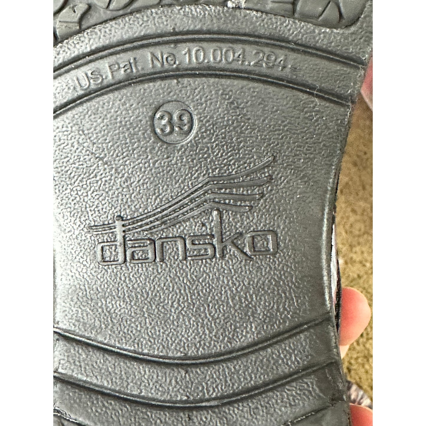 Dansko XP 2.0 Slip-On Metallic Grey Blue Professional Comfort Clogs Size 39