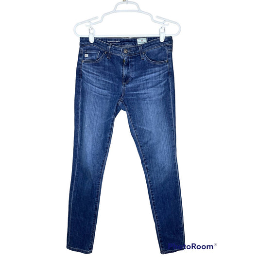 AG Adriano Goldschmied The Legging Ankle Super Skinny Blue Jeans Size 26R
