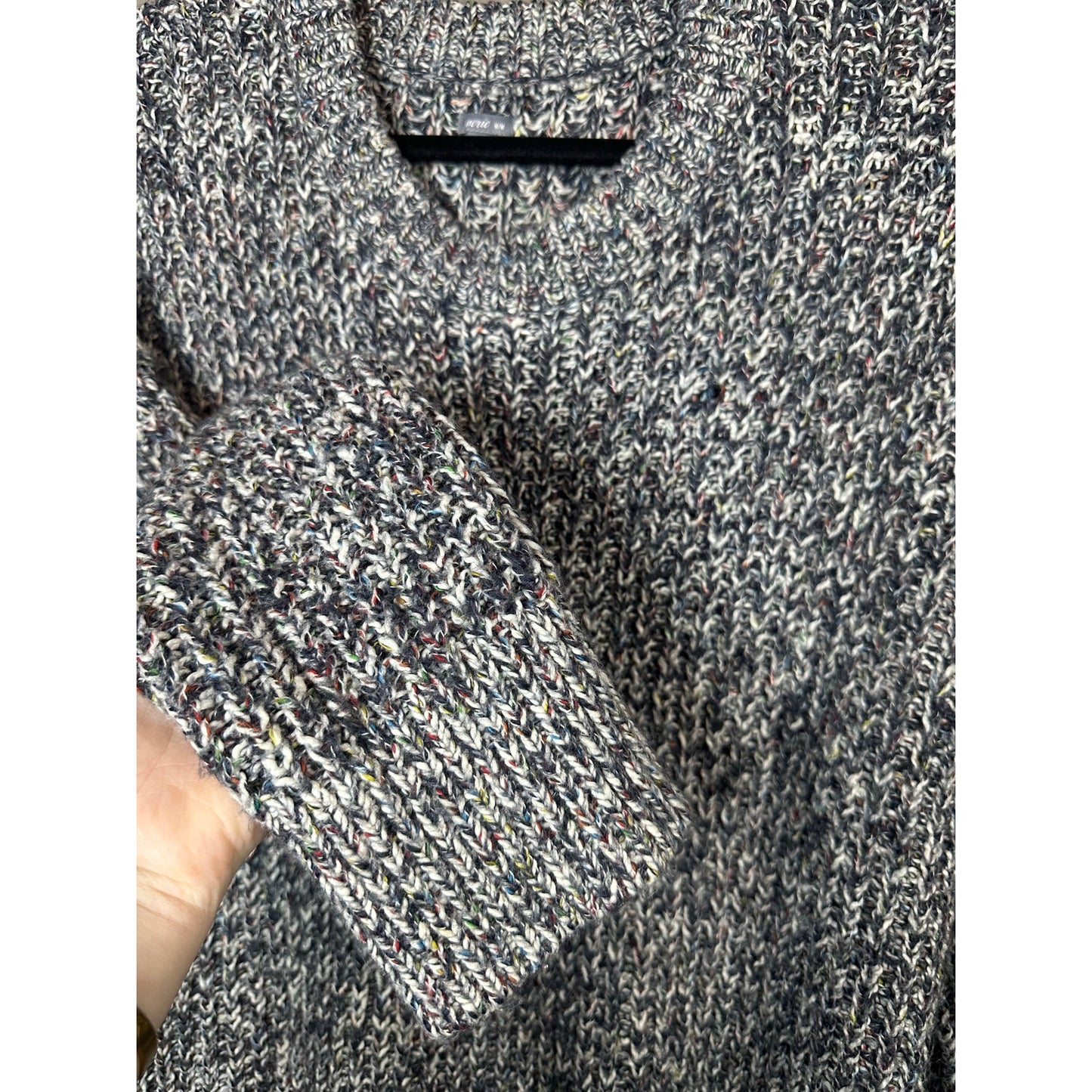 Aerie Chunky Thick Cable Knit Long Sleeve Pull Over Oversized Sweater Size M