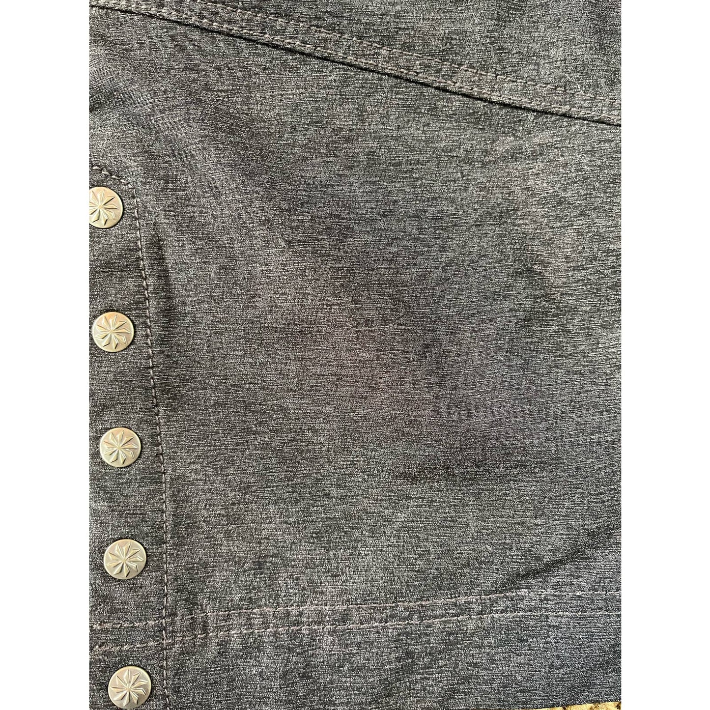 Athleta Take A Hike Button Down Skirt Grey Size 2P