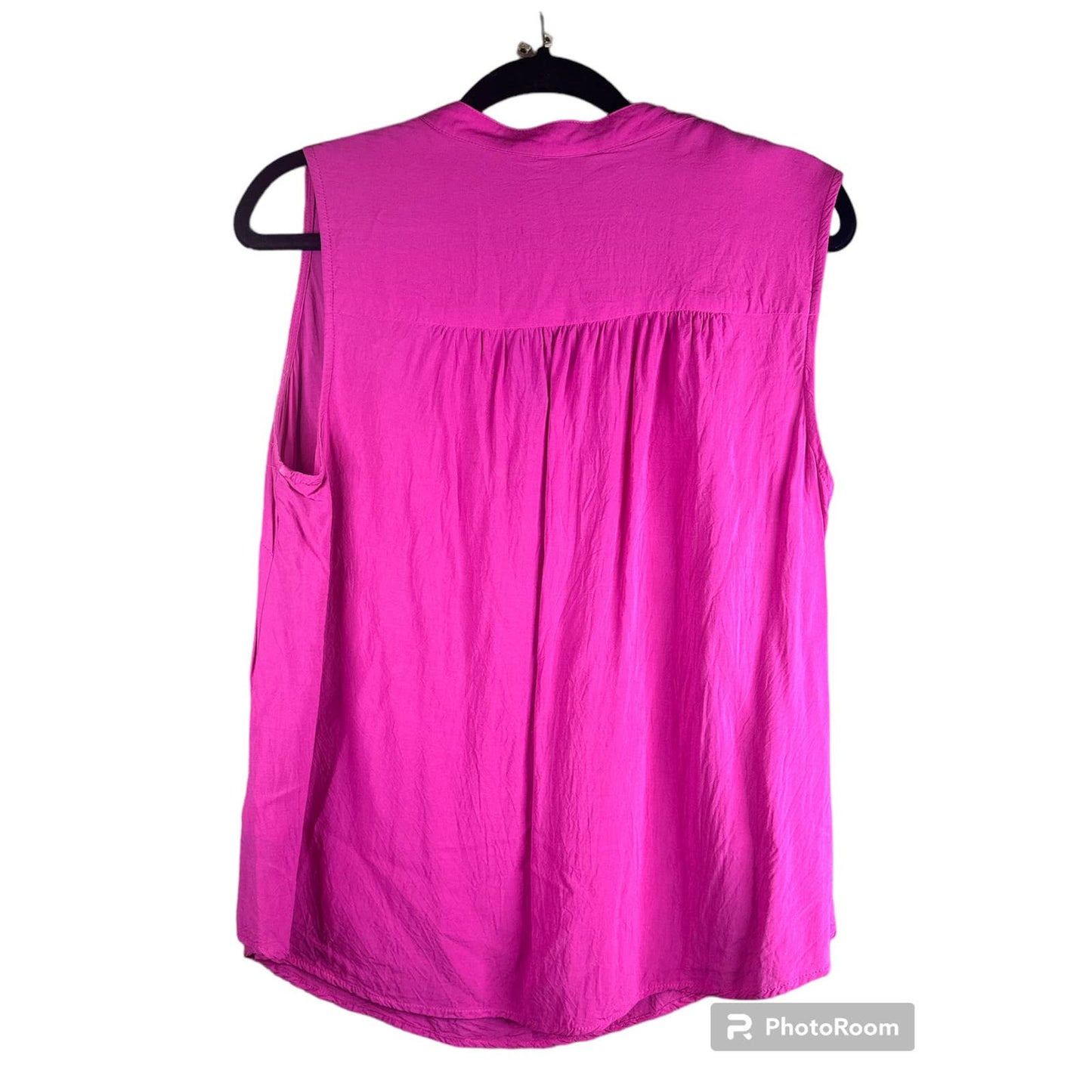 Torrid Pink Sleeveless Pullover Button Down Tank Top Size 0X