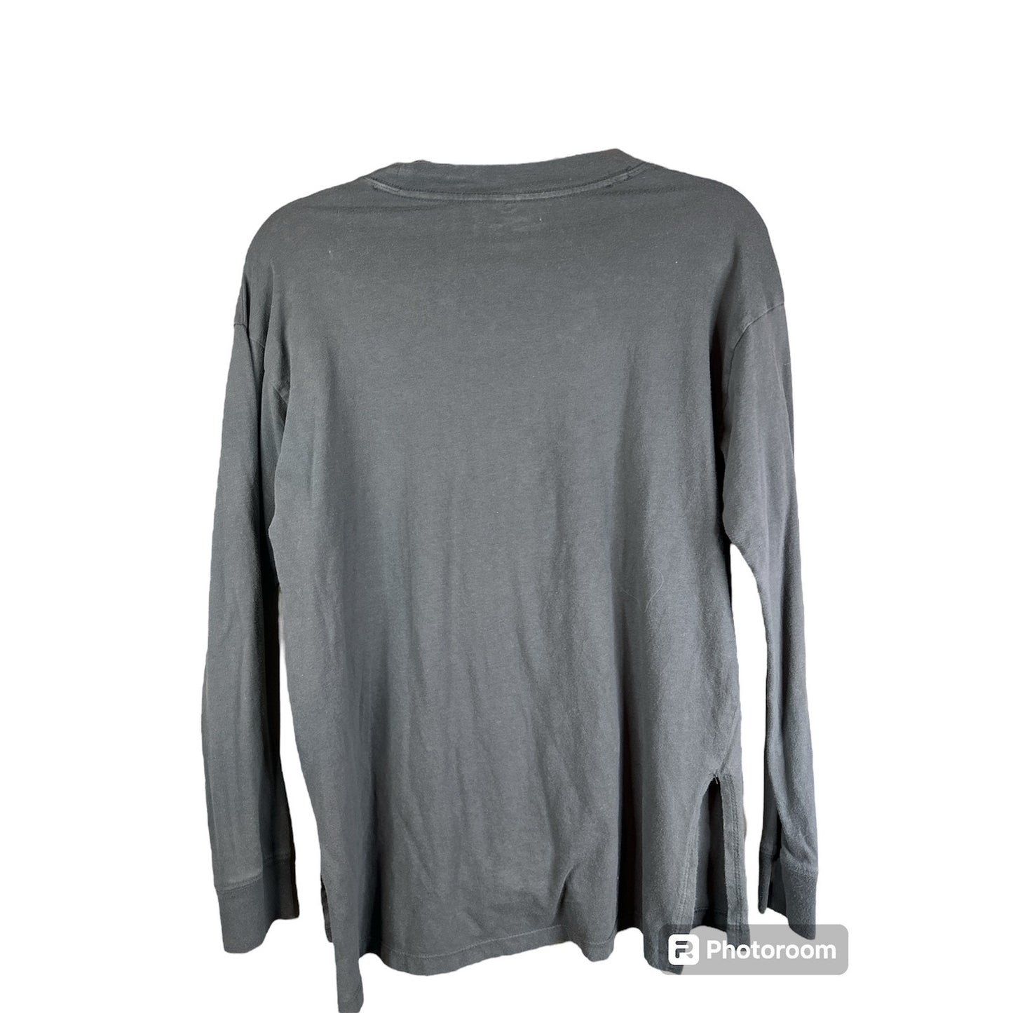 Abercrombie & Fitch ‘Boyfriend Tee’ Grey Queen Rock Band Long Sleeve Size Small