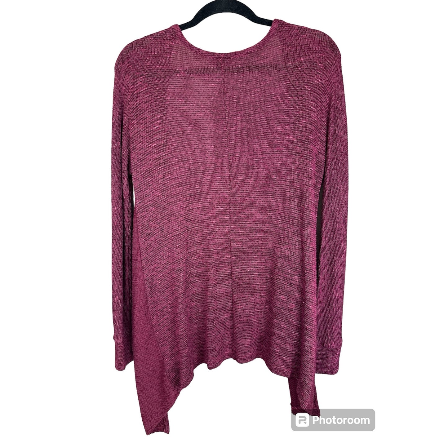 American Eagle Outfitters Long Sleeve Purple Plum Open Front Cardigan Size Small