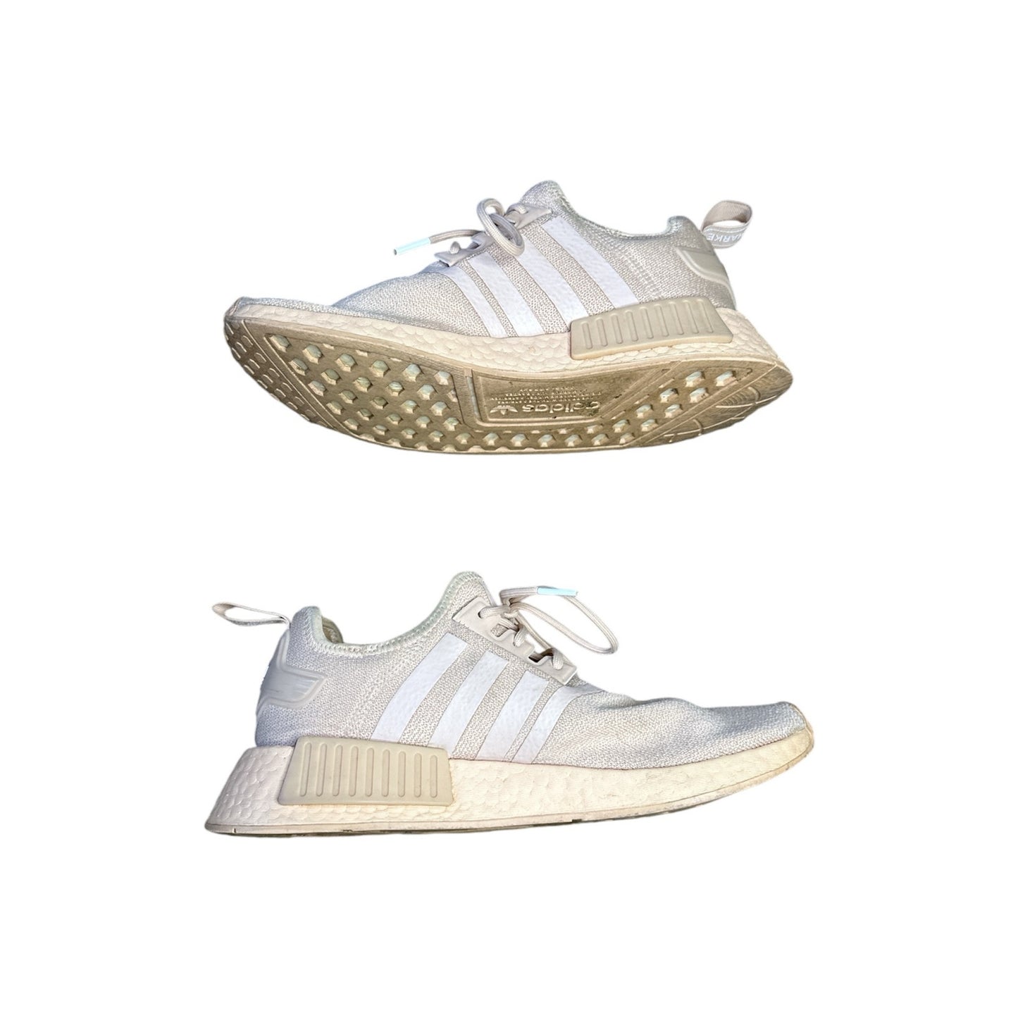 Adidas Women’s Peach Pink Lace Up NMD R1 Athletic Workout Shoes Size 9