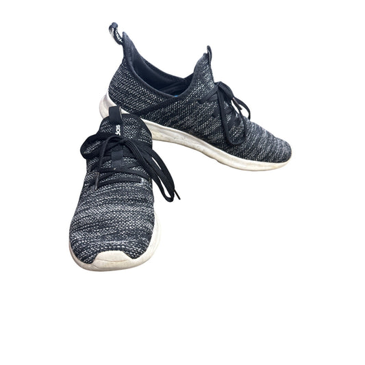 Women’s Adidas Black White Lace Up CloudFoam Pure 2.0 Athletic Shoe Size 9
