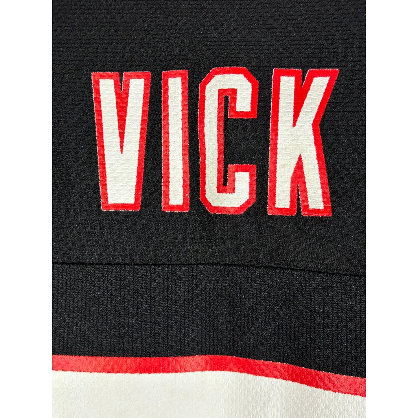 NWT Falcons Jersey #7 Michael Vick SIGNED Short Sleeve Black Jersey Size XL