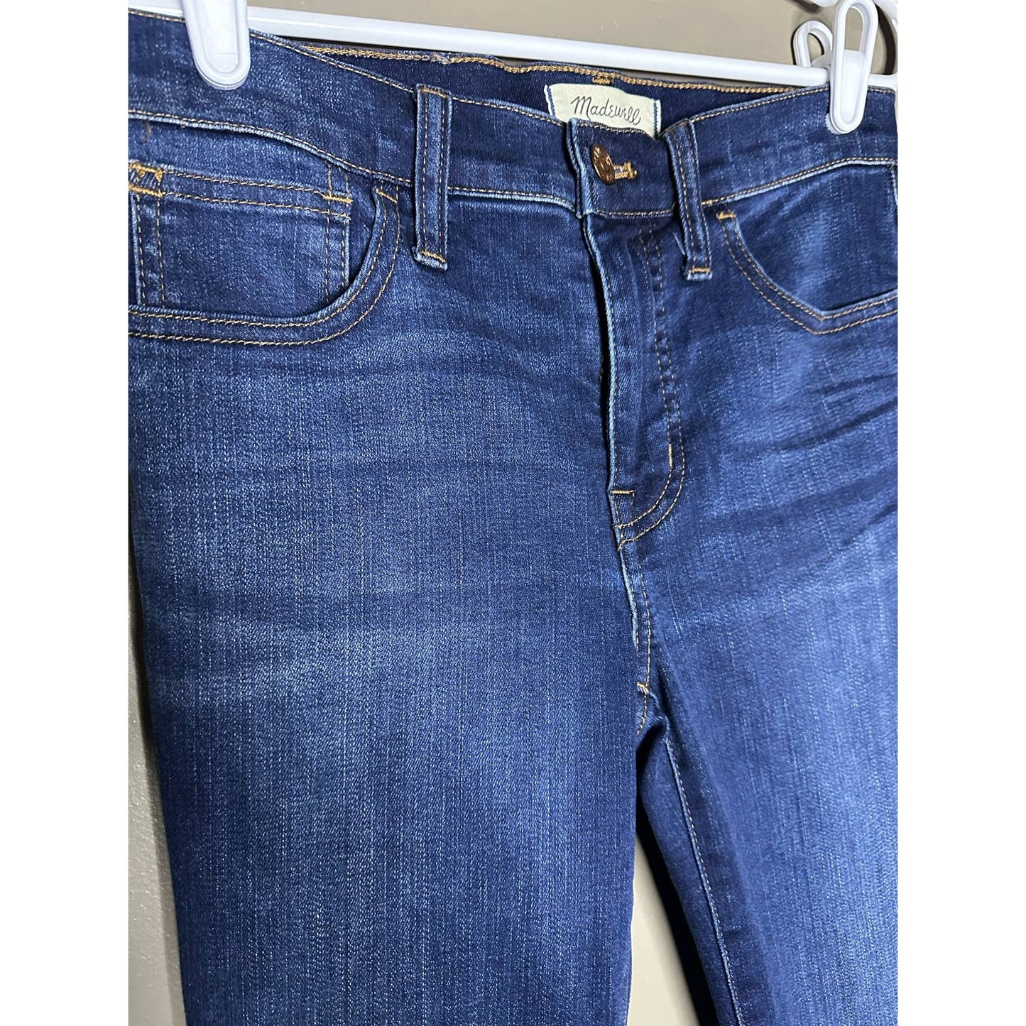 Madewell Tall Roadtripper Blue Jeans Denim in Jansen Wash Size 25