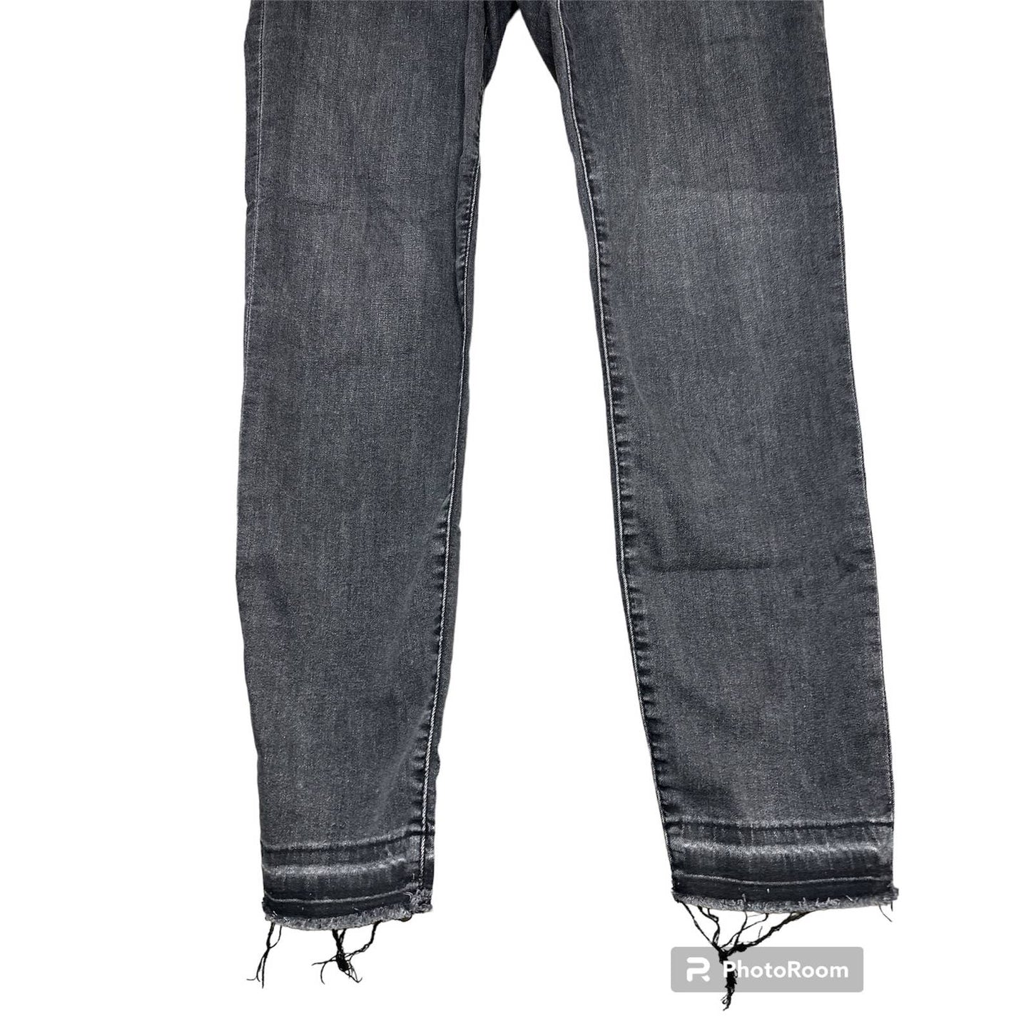 Gap Denim Black Raw Hem Denim Legging Jeans Size 31