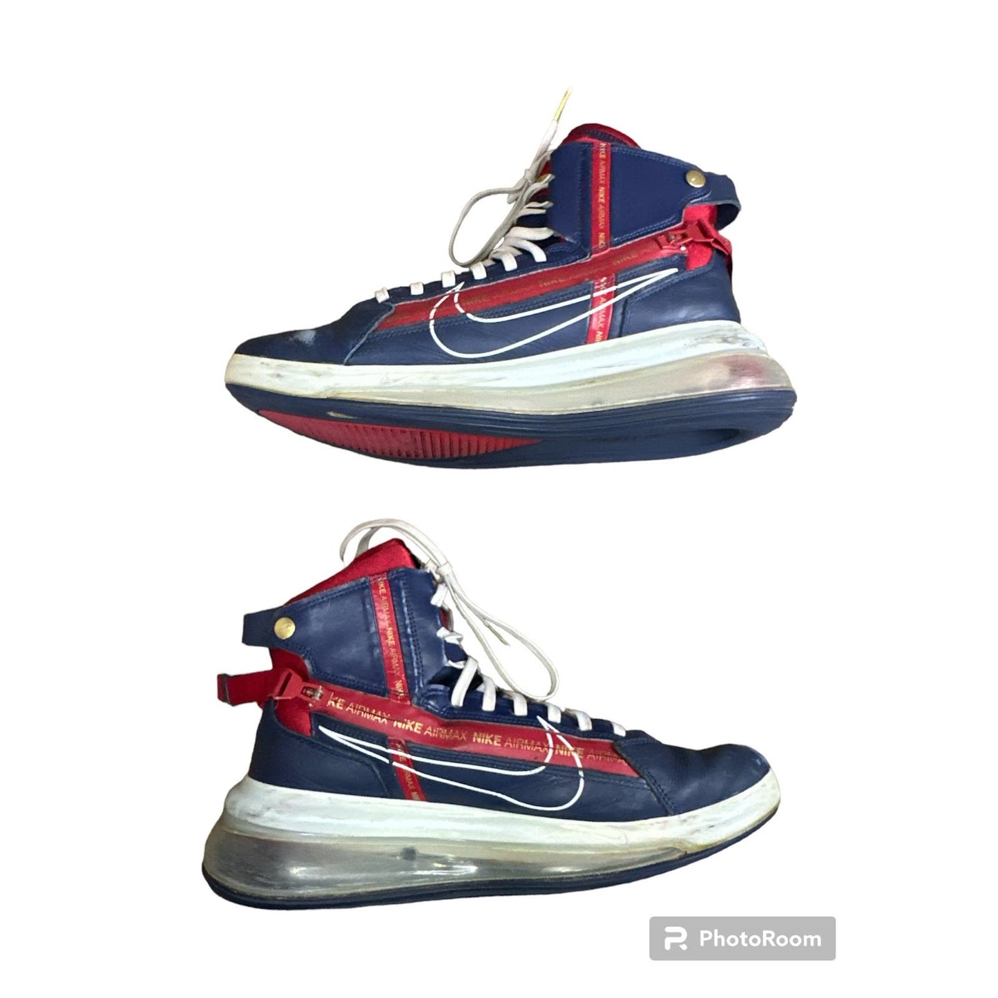 Men’s Nike Red Blue 720 Saturn Olympic A02110-400 Air Max Size 10
