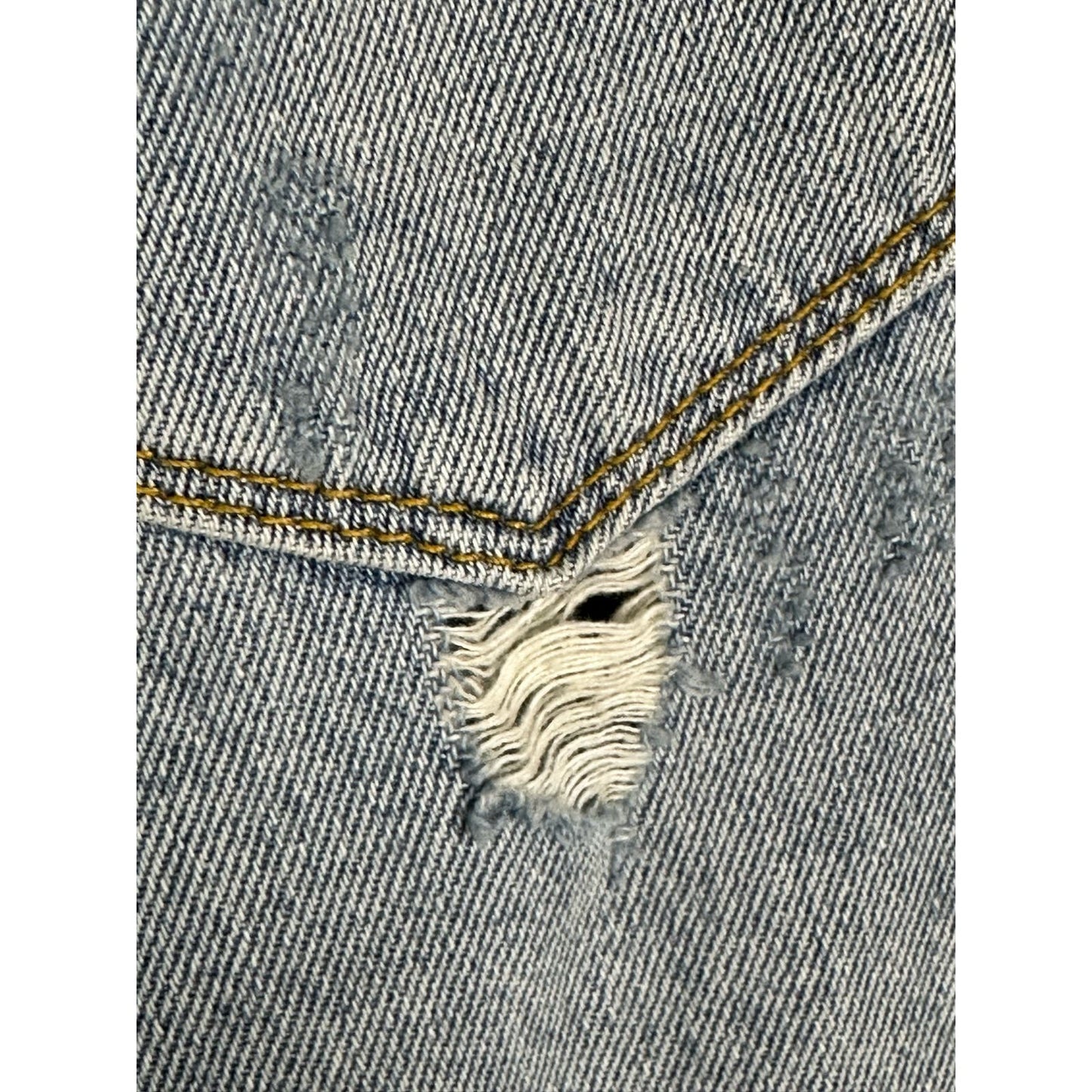 BDG Super Distressed Light Wash Mom High Rise High Waisted Blue Jeans Size 25