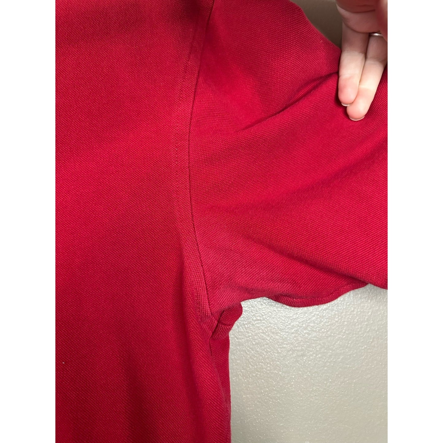 Antigua Men’s Collared Short Sleeve Button Up Red UGA Polo Size Medium