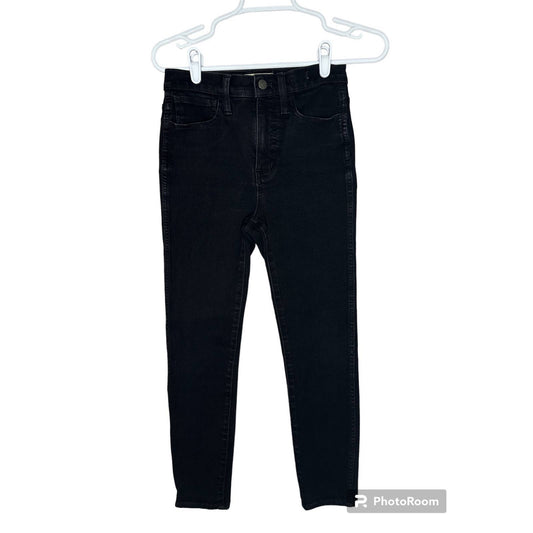 Madewell Roadtripper Jeggings Black Skinny Jeans Size 24