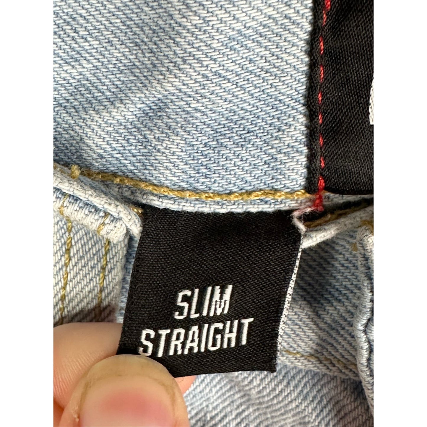 BDG Distressed Button Fly Light Wash Jeans Slim Straight Size 26
