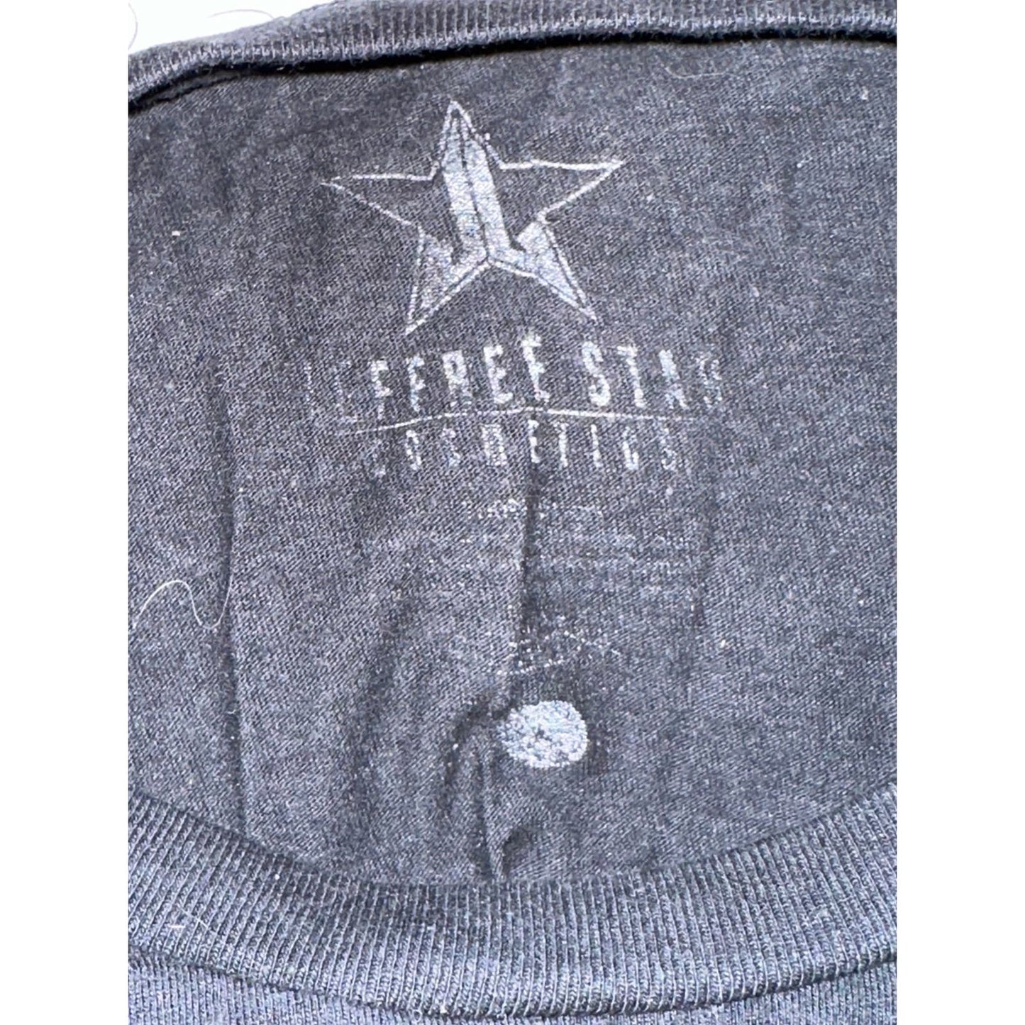 Jeferee Star ‘Can’t Relate’ Skeleton Nails Black T-Shirt Size Large