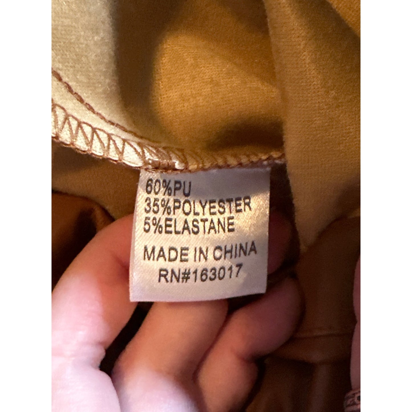 NWT Princess Polly Brown Vegan Leather ‘Braden’ Flare Bootcut Pants Size 8