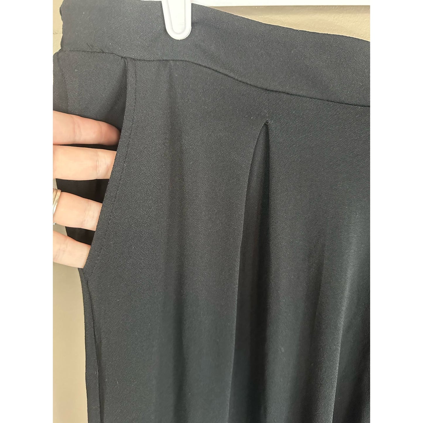 NWT ModCloth Black Stretchy Dress Pants With Pockets 2XL