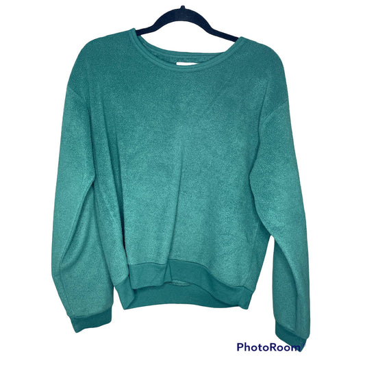 Vintage Victoria's Secret Country Green Pullover Long Sleeve Sweatshirt Size M