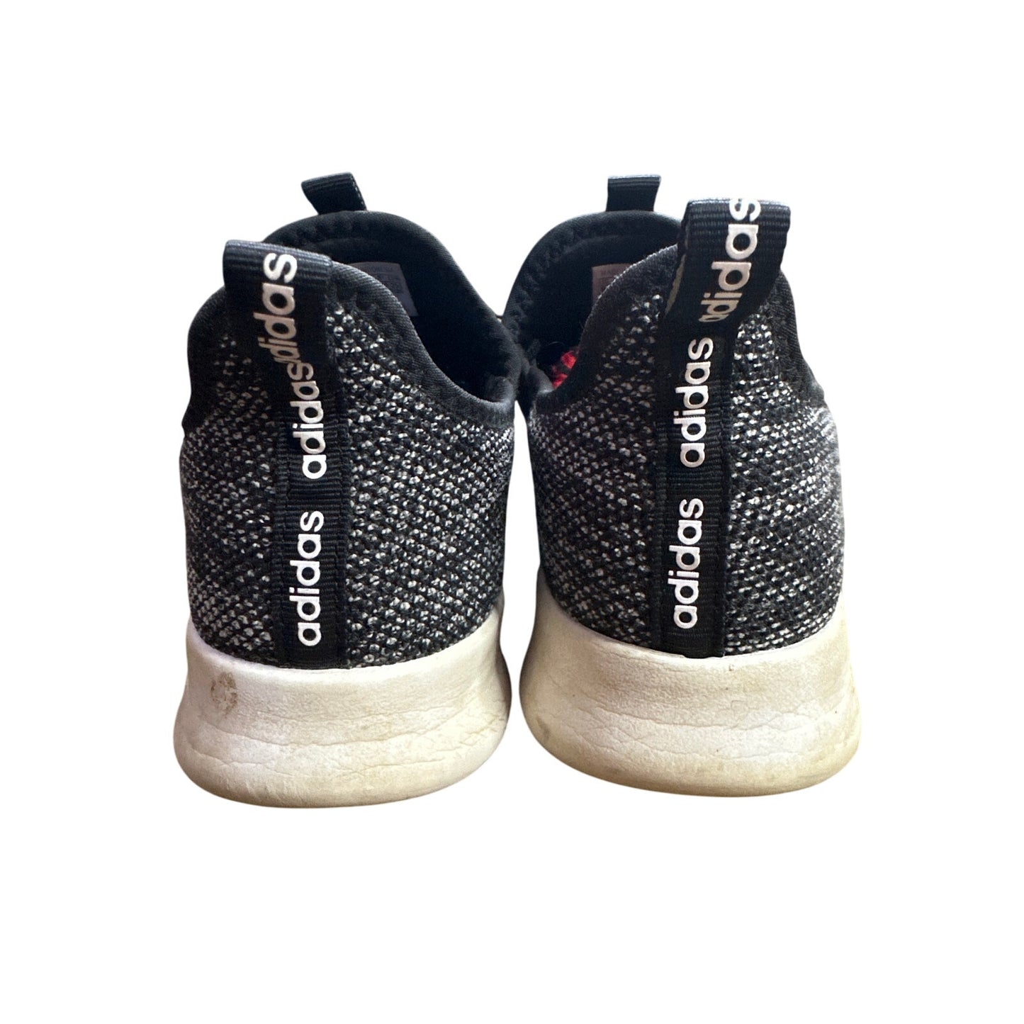 Women’s Adidas Black White Lace Up CloudFoam Pure 2.0 Athletic Shoe Size 9