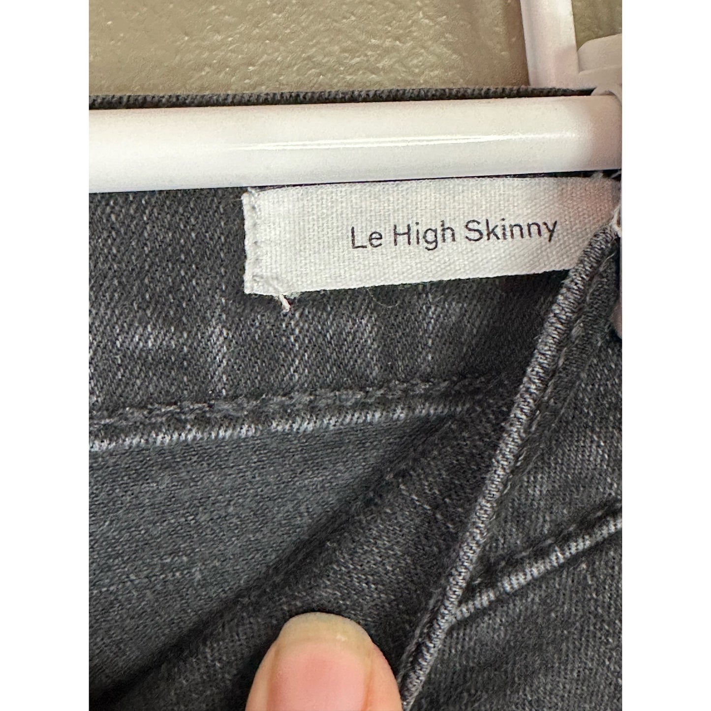 Frame Black Double Snap Fly ‘Le High Skinny’ High Rise Jeans Size 26