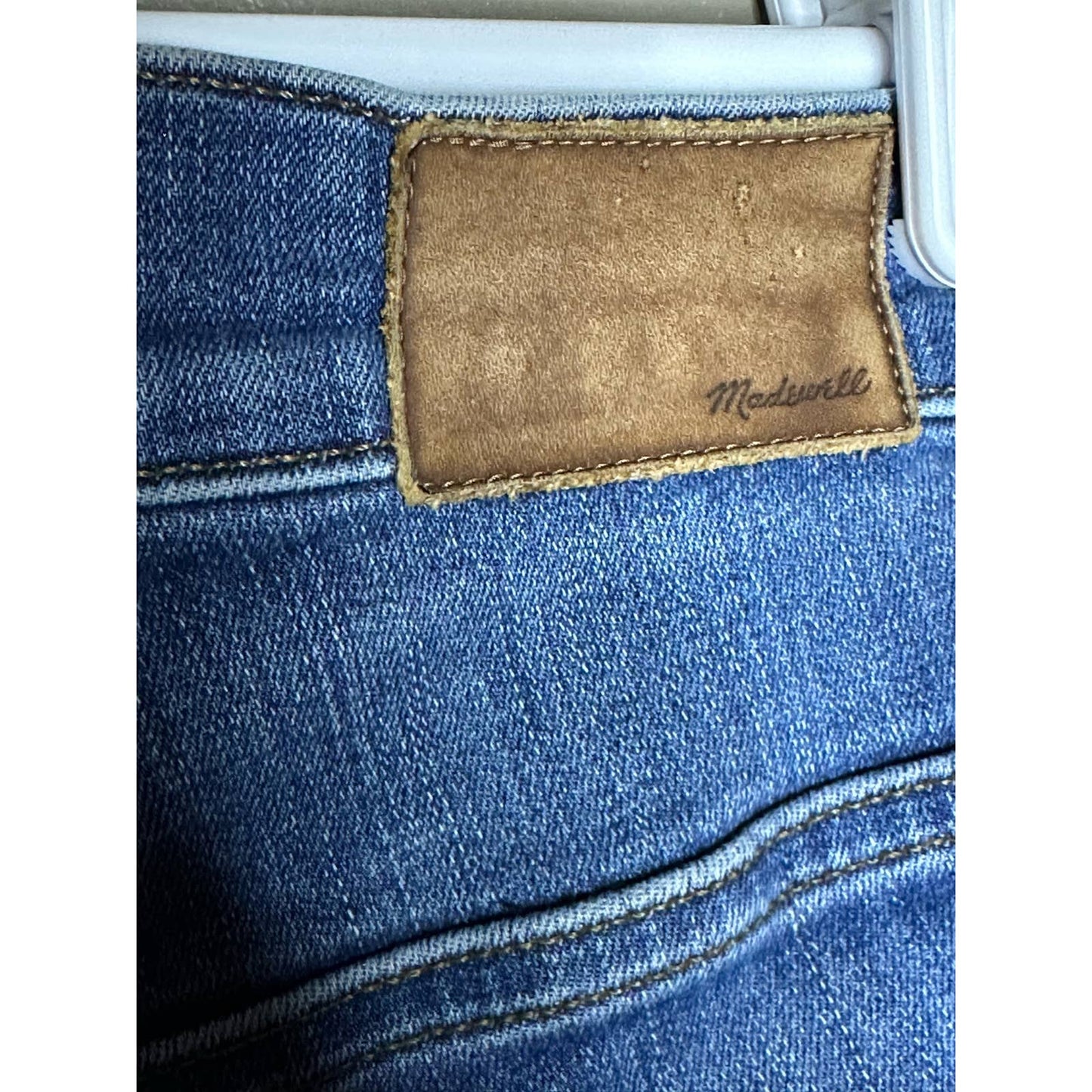 Madewell 10 Inch High-Rise Skinny Jeans Buttonfly Slight Distress Size 26