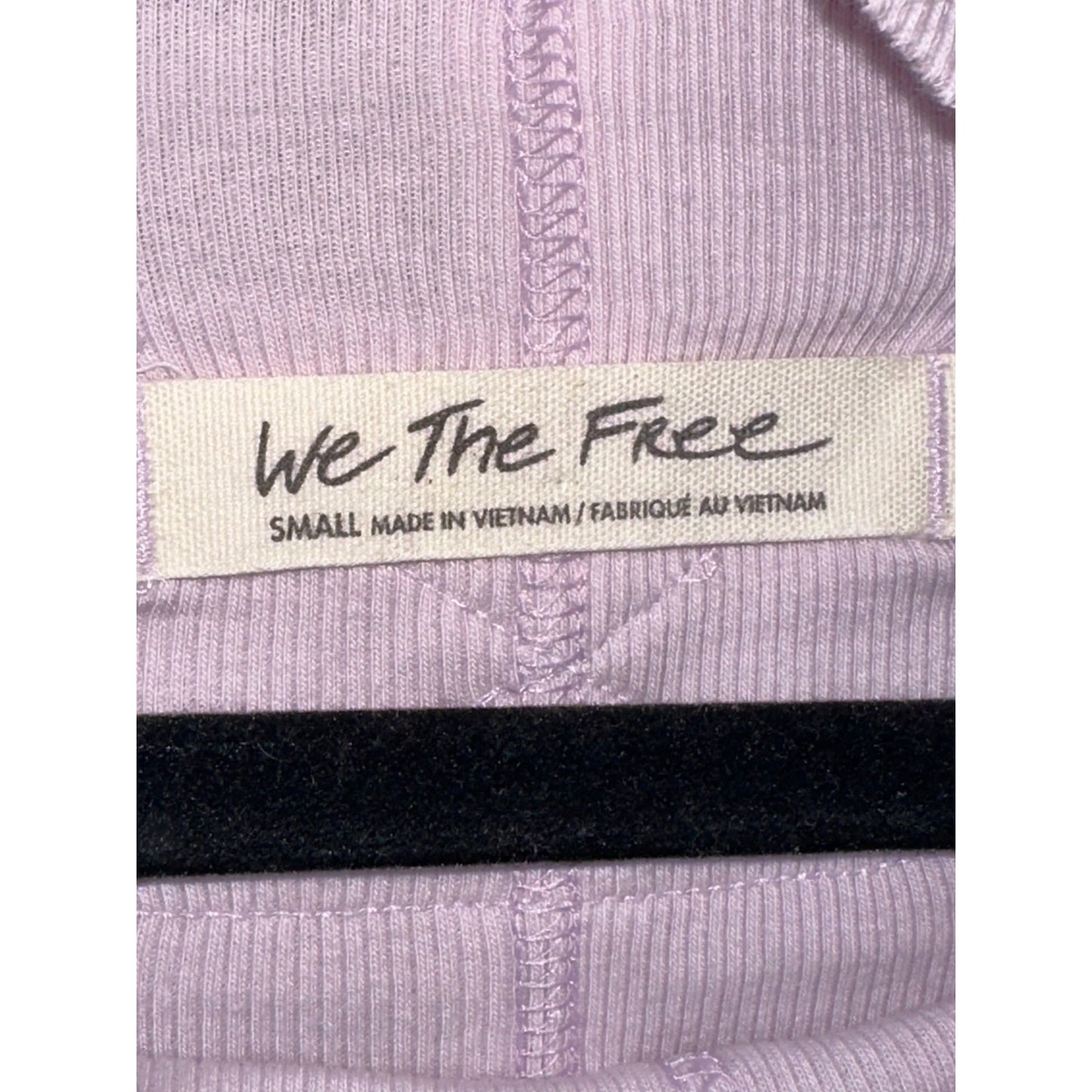 We The Free 'Bolero' Light Purple Long Sleeve Ribbed Turtle Neck Blouse Size S