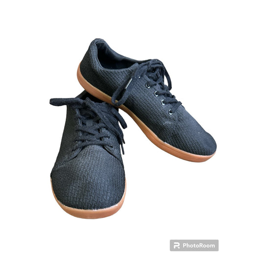 Whitin Barefoot Black Brown Sole Lace Up Athletic Sneakers Size 41