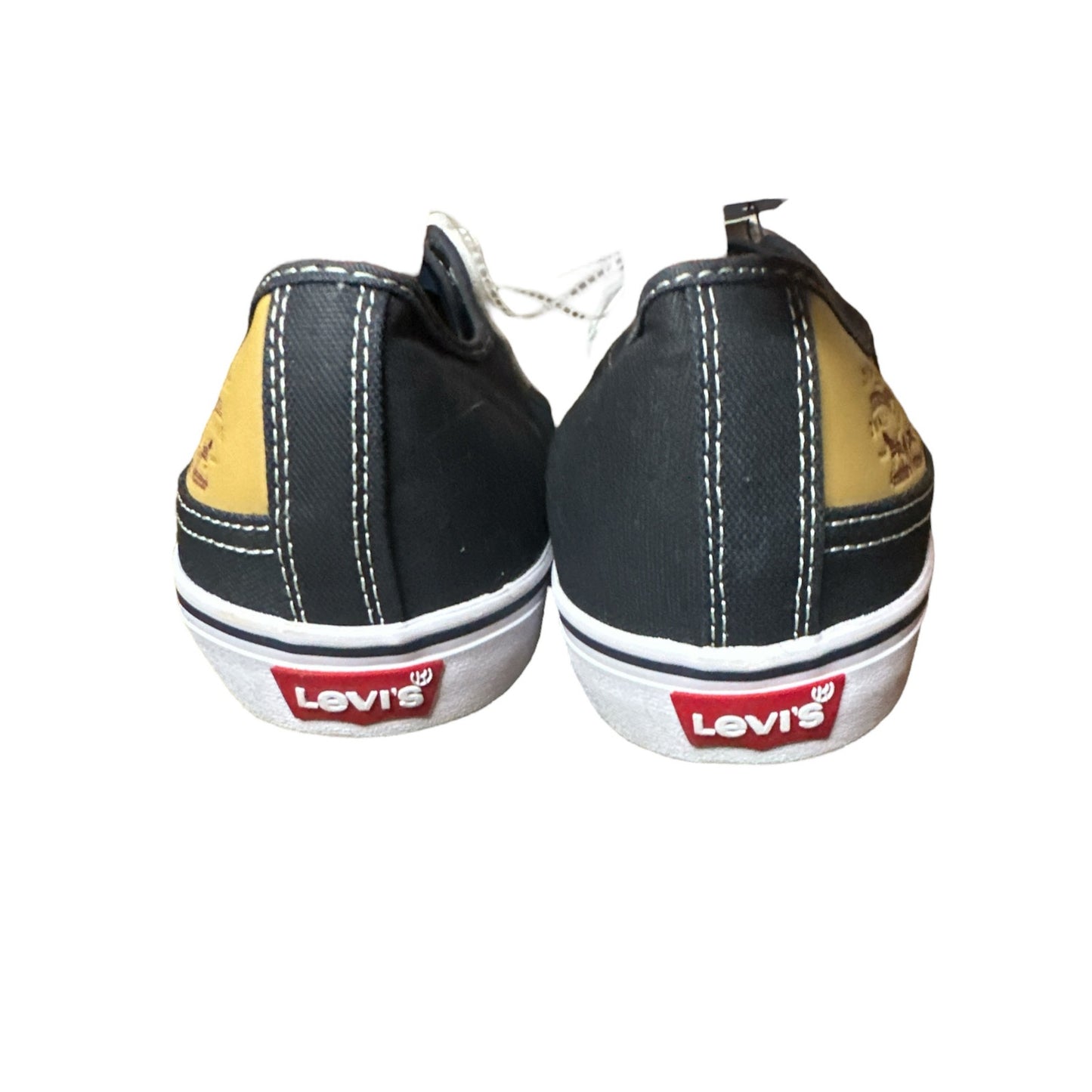 NWT Men’s Levi’s Blue White Canvas Lace up Leather Detail Casual Sneaker Size 13