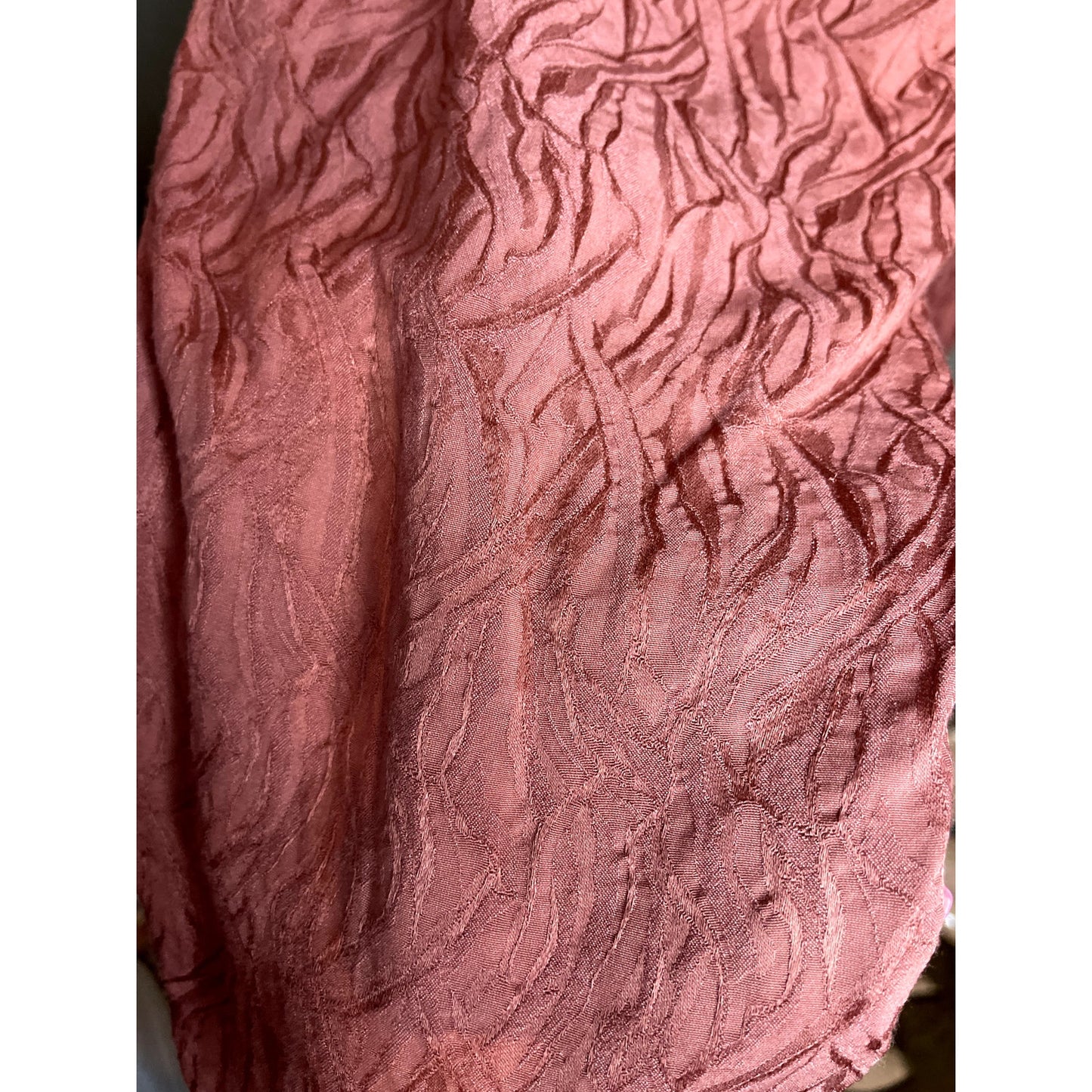 ETT:TWA By Anthropologie Tie Waist Rose Terrcotta Cropped Pull On Pants Size 4