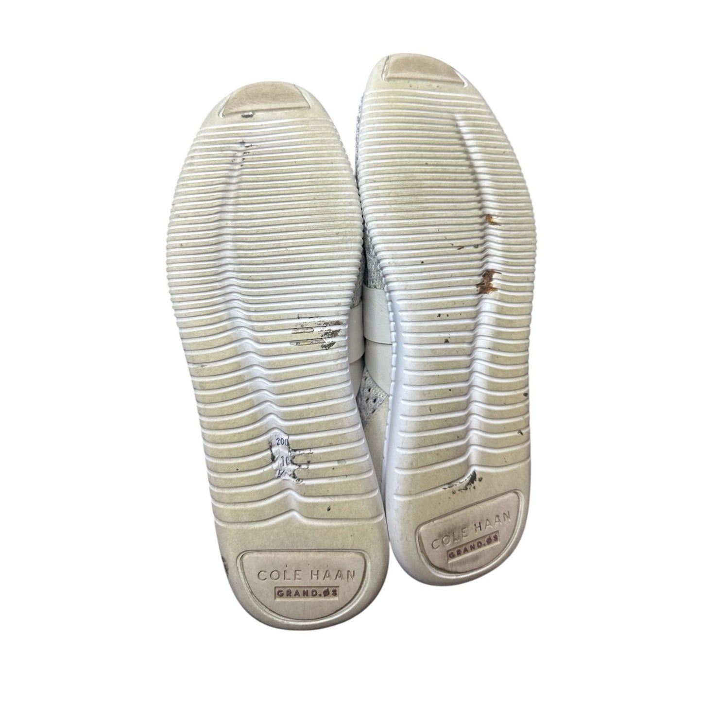 Women’s Cole Haan Studiogrand Lace Up Knitted/ Woven Beige Shoes Size 8